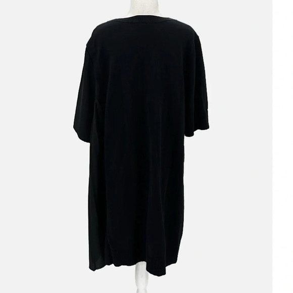 COS Mixed Media Sweater & Pleated Woven Dress in Black - Size Medium - Picture 4 of 8